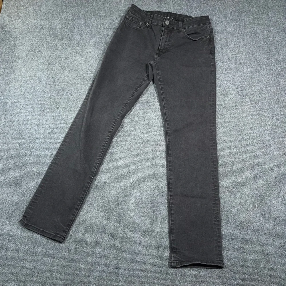 American Eagle‎ Slim Straight Jeans Mens 30x32 Next Level Flex Black Denim